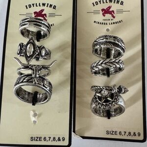 Idyllwind Silver Ring Set